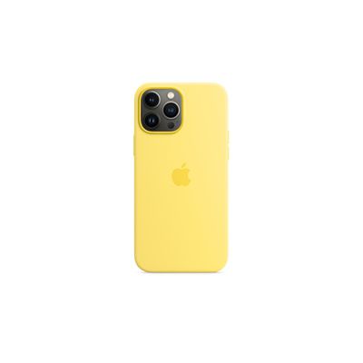 image Apple Coque en Silicone avec MagSafe (pour iPhone 13 Pro Max) - Zeste de Citron