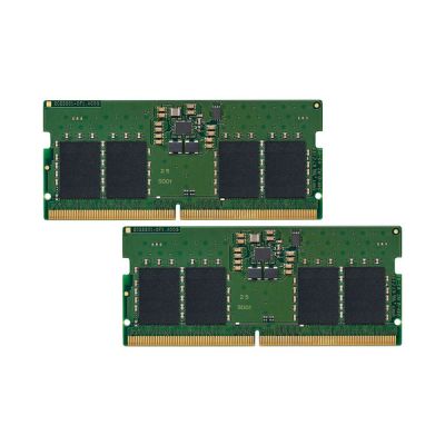 image Kingston Technology ValueRAM 16GB (2x8GB) Kit de 2 4800MT/s DDR5 Non-ECC CL40 SODIMM 1Rx16 KVR48S40BS6K2-16 Mémoire d’Ordinateur Portable
