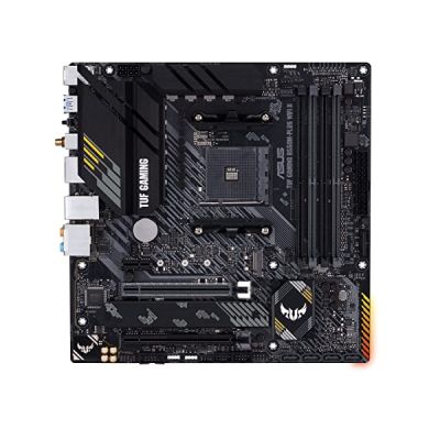 ASUS TUF GAMING B550M-PLUS WI-FI II – Carte mère AMD B550 Ryzen AM4 micro ATX (PCIe 4.0, 2 x M.2, 10 DrMOS, Intel WiFi 6, 2.5 Gb Ethernet, HDMI, DisplayPort, USB 3.2 Gen 2, Aura Sync RGB)