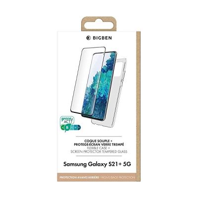 image Bigben Connected Pack silitrans + VT 2,5D pour Samsung Galaxy S21+