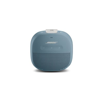 image Bose Enceinte Bluetooth SoundLink Micro : Petite Enceinte Portable étanche avec Microphone, Bleu Ardoise