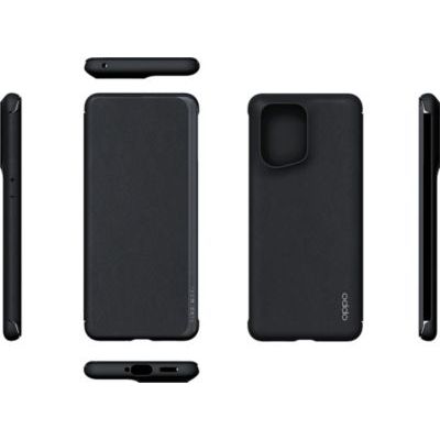 Etui Oppo Find X5 Pro Flip PU Noir