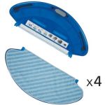 image produit Rowenta Support Lingettes Microfibre + 4 Lingettes pour aspirateurs robots Smart Force et Essential ZR690002, Noir