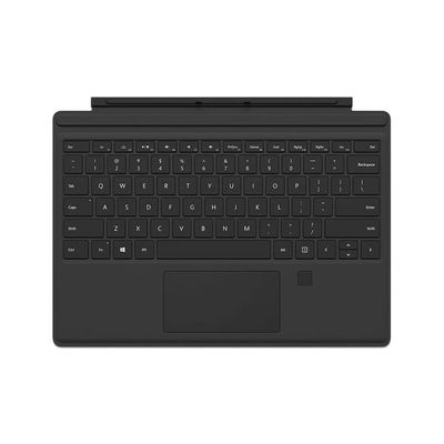 image Clavier pour tablette Microsoft Clavier type cover pour Surface Pro avec lecteur d'empreinte - noir