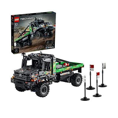 LEGO 42129 Technic Le Camion dEssai 4x4 Mercedes-Benz Zetros, Voiture Telecommandee, Camion Jouet, Controle via Application