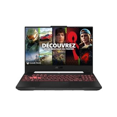 image ASUS TUF A15-TUF507RR-HN034W Ordinateur Portable Gaming 15" Full HD 144Hz (AMD Ryzen 7-6800H, 16G (1x16 Go) RAM, 512GB SSD, GeForce RTX 3070) Windows 11 Clavier Rétroéclairé AZERTY Français RGB 1 Zone