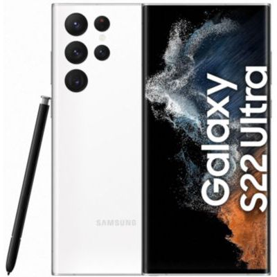 image Smartphone SAMSUNG Galaxy S22 Ultra Blanc 256Go 5G