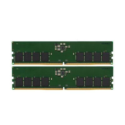 image Kingston ValueRAM 64GB (2x32GB) Kit de 2 4800MT/s DDR5 Non-ECC CL40 DIMM 2Rx8 KVR48U40BD8K2-64 Mémoire de bureau