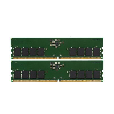 image Kingston ValueRAM 16GB (2x8GB) Kit de 2 4800MT/s DDR5 Non-ECC CL40 DIMM 1Rx16 KVR48U40BS6K2-16 Mémoire de bureau
