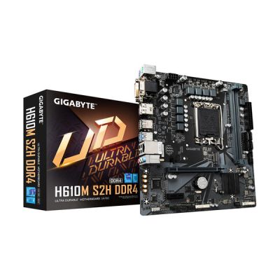 image GIGABYTE H610M S2H DDR4 (Socket 1700/B660/DDR4/S-ATA 600/Micro ATX) Carte mère Noir