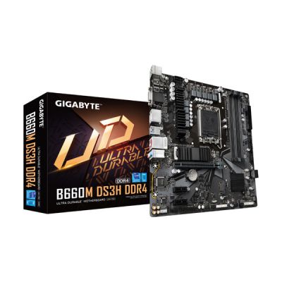 image GIGABYTE B660M DS3H DDR4 (Socket 1700/B660/DDR4/S-ATA 600/Micro ATX) Carte mère Noir