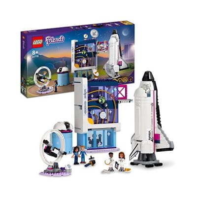 LEGO 41713 Friends L’Académie de l’Espace d’Olivia: Jouet sur l'espace, avec Navette Spatiale, Cadeay Éducatif, pour Enfants, Filles et Garçons Dès 8 Ans et Plus, Jeu Scientifique
