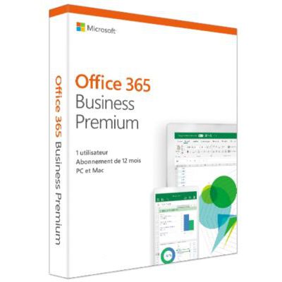 image Microsoft Office 365 Business Premium 1 an | 1 utilisateur | 5 ordinateurs + 5 tablettes + 5 smartphones | téléchargement