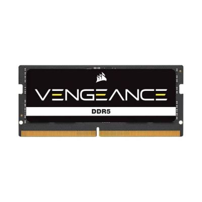 image CORSAIR VENGEANCE SODIMM DDR5 RAM 16Go (1x16Go) 4800MHz CL40 Intel XMP Compatible iCUE Mémoire d'Ordinateur - Noir (CMSX16GX5M1A4800C40)