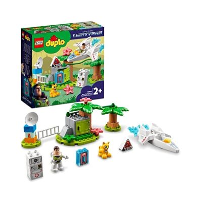 LEGO 10962 Duplo Disney et Pixar La Mission Planétaire de Buzz l’Éclair, Jouet de l'espace avec Robot et Vaisseau Spatial, pour Enfants de 2 Ans