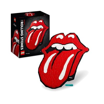 image LEGO 31206 Art The Rolling Stones, Accessoire de Décoration Intérieure et Loisir Créatif pour Adultes, Idée de Cadeau Musique Rock 'n' Roll