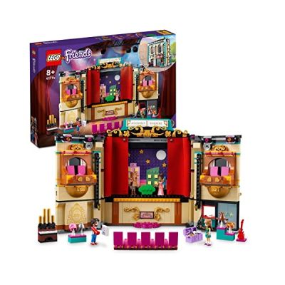 LEGO 41714 Friends Lâ€™Ã‰Cole De Thétre Dâ€™Andréa, Jouet Créatif avec Accessoires pour Mini-poupées, Jeu Ã‰ducatif pour Filles Et Garçons De 8 Ans Et Plus