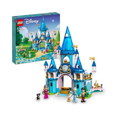 LEGO 43206 Disney Princess Le Chteau De Cendrillon Et du Prince Charmant, Jouet De Maison De Poupée, Filles Et Garçons De 5 Ans Et Plus, Idée Cadeau