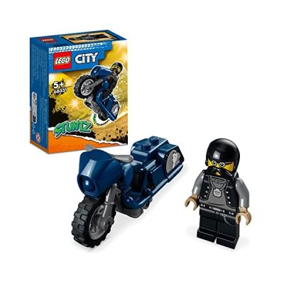 LEGO 60331 City Stuntz La Moto de Cascade du Biker, Jouet de Cascadeur Stuntz, Idée de Cadeau pour Garçons et Filles de 5 Ans et Plus