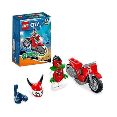 LEGO 60332 City Stuntz La Moto de Cascade du Scorpion Téméraire, Jouet de Cascadeur Stuntz, Idée Cadeau pour Enfants de 5 Ans et Plus