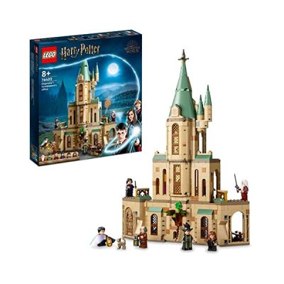 image LEGO Harry Potter Poudlard : Le Bureau de Dumbledore - Jouet de Château et Minifigurines avec Le Choixpeau et l'Épée de Gryffondor - Idée Cadeau pour Enfant de 8 Ans et Plus 76402