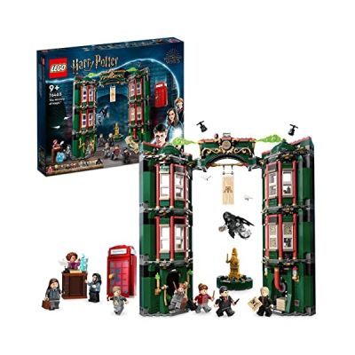 image LEGO 76403 Harry Potter Le Ministère de la Magie, Jouet avec 12 Minifigurines et Une Fonction de Transformation, Idée de Cadeau Anniversaire