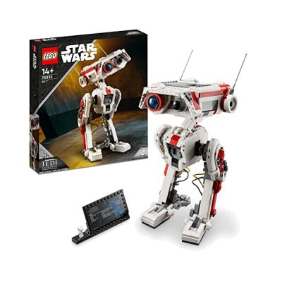 image LEGO 75335 Star Wars BD-1: Kit de Construction de Maquette, Figurine de Droïde Articulée, Décoration de Chambre, Cadeau pour Les Fans du Jeu Vidéo Jedi : Fallen Order