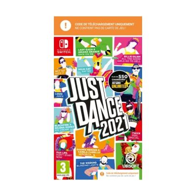 JUST DANCE 2021 CODE IN BOX SWITCH (CODE DE TELECHARGEMENT DANS LA BOITE)