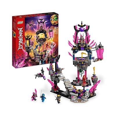 LEGO 71771 Ninjago Le Temple du Roi de Cristal, Ensemble avec Minifigurines Inédites de Cole, Zane, Kai et Jay, Jouet pour Enfants de 8 Ans et Plus