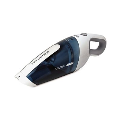image Rowenta Extenso Aspirateur à main 4,8 V Autonomie 11 minutes Capacité bac à poussière 0,375 ml Bien accessoirisé AC446101, Bleu Translucide / Blanc