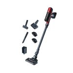 Rowenta X-PERT 6.60 Kit animal Aspirateur balai sans fil, Réglages vitesses automatique, Gâchette Boost, Jusqu'à 45 min d'autonomie, Batterie amovible, Rouge/Gris RH6878WO