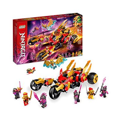 LEGO 71773 Ninjago Le Tout-Terrain Dragon d’Or de Kai, Ensemble avec Jouet de Voiture et Minifigurine Inédite de Zane, pour Enfants de 8 Ans et Plus