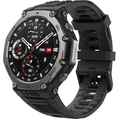 image Amazfit T-Rex 3 Outdoor Smartwatch 48mm Écran AMOLED, Cartes et Navigation Hors Ligne, GPS Double Bande à 6 Systèmes Satellites, Autonomie de 27 Jours, Paiement NFC, 170 Modes Sportifs pour Aventure