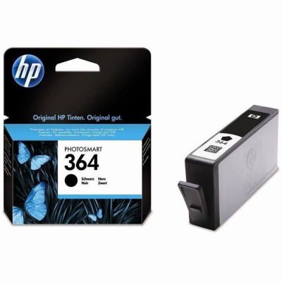 image HP 364 cartouche d'encre noire authentique pour HP DeskJet 3070A et HP Photosmart 5525/6525 (CB316EE)