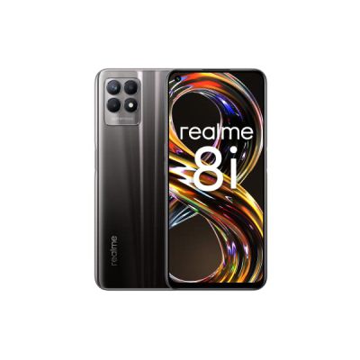 image realme 8i Telephone Portable, Smartphone Debloqué et MediaTeK Processeur Helio G96, 6.6" Écran 120 Hz Ultra Fluide, Batterie Massive de 5000mAh, Appareil Photo Triple IA de 50 MP, NFC, 4+64GB, Noir