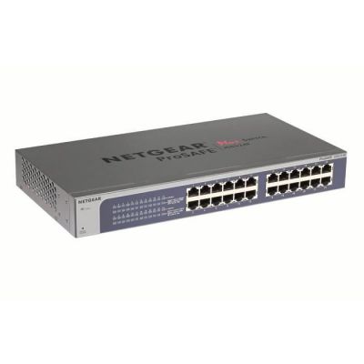 image NETGEAR (JGS524) Switch Ethernet 24 Ports RJ45 Métal Gigabit (10/100/1000), Bureau, en Rack et Protection ProSAFE Garantie à Vie Parfait pour les PME et TPE