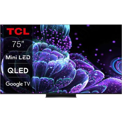 image TCL TV QLED 4K 189 cm TV 4K Mini LED QLED 75C831 144Hz Google TV