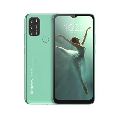 image Smartphone 4G Débloqué Blackview A70 HD 6.517'' Écran 32Go Rom Android 11 Téléphone portable GPS 5MP+13MP Caméra 5380mAh - Vert