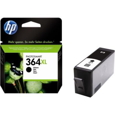 image HP 364XL cartouche d'encre noire grande capacité authentique pour HP DeskJet 3070A et HP Photosmart 5525/6525 (CN684EE)