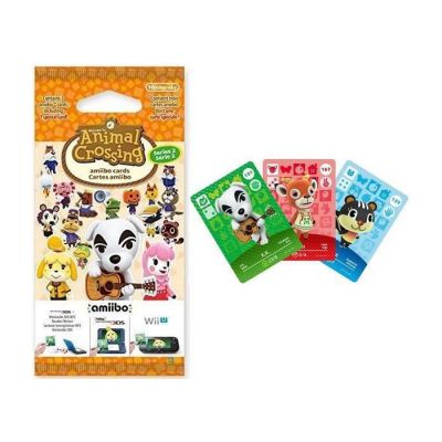 image Cartes Animal Crossing Série 2 (paquet de 3 cartes - 1 spéciale + 2 normales)