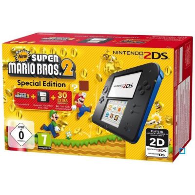 image 2DS Bleue + New Super Mario Bros 2