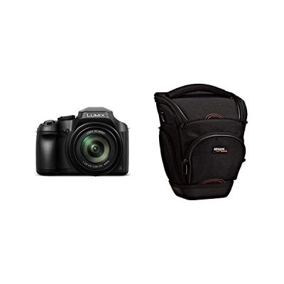 image Panasonic Lumix DC FZ82 Appareils Photo Numériques (18 Megapixel, 20mm Grand angle, 60x opt. Zoom, enregistrement vidéo 4K30p, AF à contraste hybride)- Version étrangère