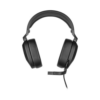 image CORSAIR HS65 SURROUND Casque de Jeu Filaire Multiplateforme - Son Surround Dolby 7.1 - SonarWorks SoundID - Compatible iCUE - PC, Mac, PS5, PS4, Xbox, Nintendo Switch, Mobile - Carbon