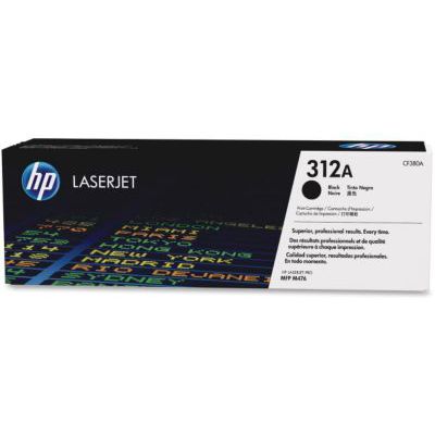 image HP 312A Toner Noir LaserJet Authentique (CF380A), pour imprimantes HP Color LaserJet Pro MFP M476dn/M476dw/M476nw