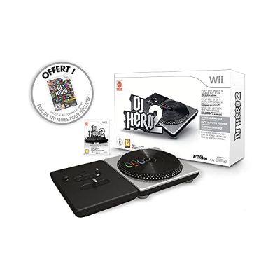 image DJ HERO 2 + PLATINE / jeu console Wii