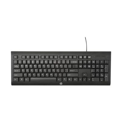 image HP K1500 Filaire AZERTY (USB, Résistant aux Eclaboussures) - Noir