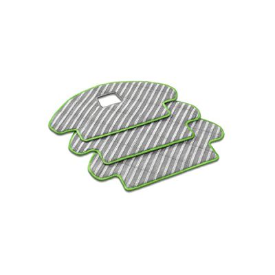 image iRobot Pièces Authentiques Lingette de Nettoyage Lavable combinée Roomba (x3) - Réutilisable - Compatible Uniquement avec la série Combo - Gris et Vert