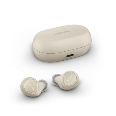 image Jabra Elite 7 Pro Écouteurs Bluetooth intra auriculaires - Écouteurs à réduction de bruit active réglable True Wireless - Design compact - Jabra MultiSensor Voice pour des appels clairs - Or beige
