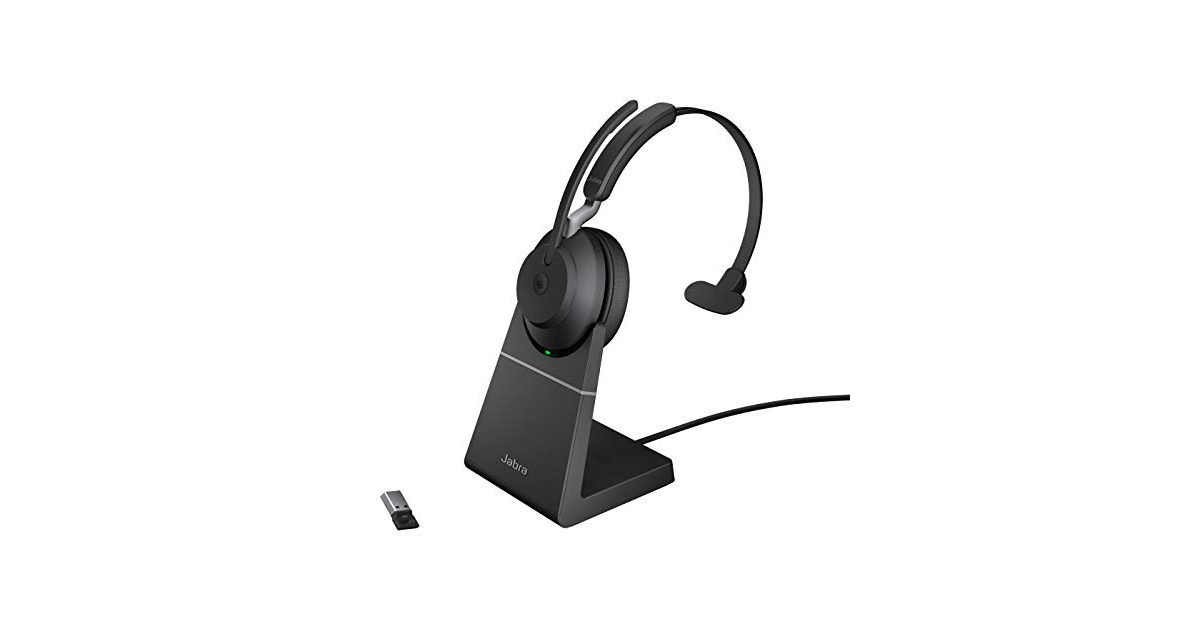 Comparer les prix Jabra Evolve2 65 Wireless PC Headset with Charging Stand Noise Cancelling