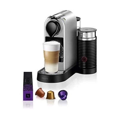 image KRUPS Nespresso machine à café Machine à expresso autonome CITIZ & MILK argenté XN761B